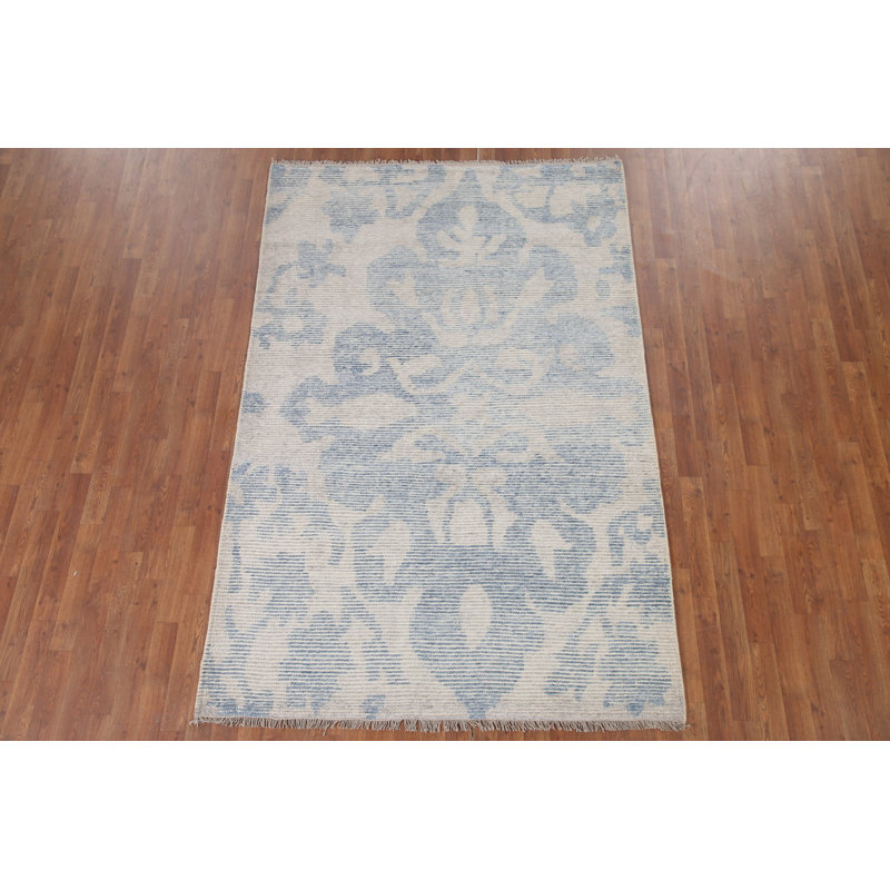 Tapis rayé de style marocain indien 5 x 8