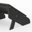 Repose-pieds moderne en poly-1867730201