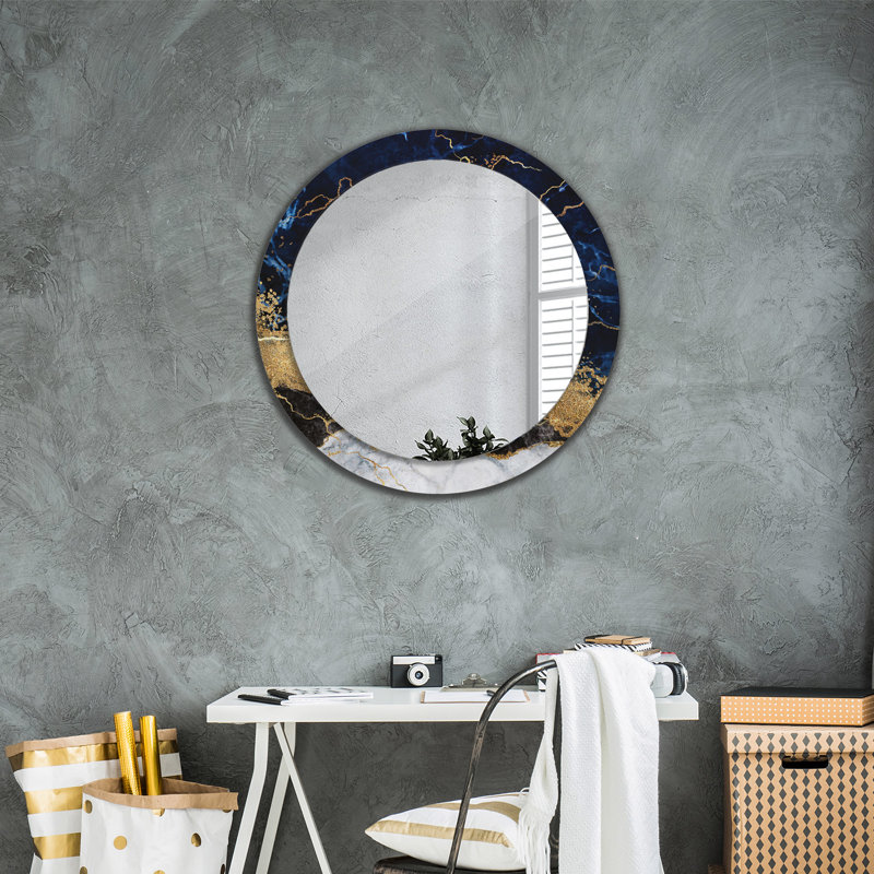 Huldar Glass Flat Wall Mirror