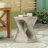 Elegant Round Side Table With Floral Design, Perfect For Enhancing Any Room's Aesthetic-727196209-734686488