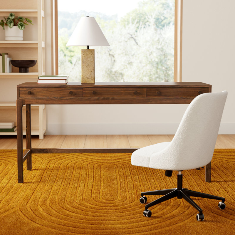 Jacobsen Solid Wood Top Writing Desk
