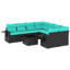 Ensemble de canapé de patio 9 pièces avec coussins en rotin de polyester-2107601306-2107601302