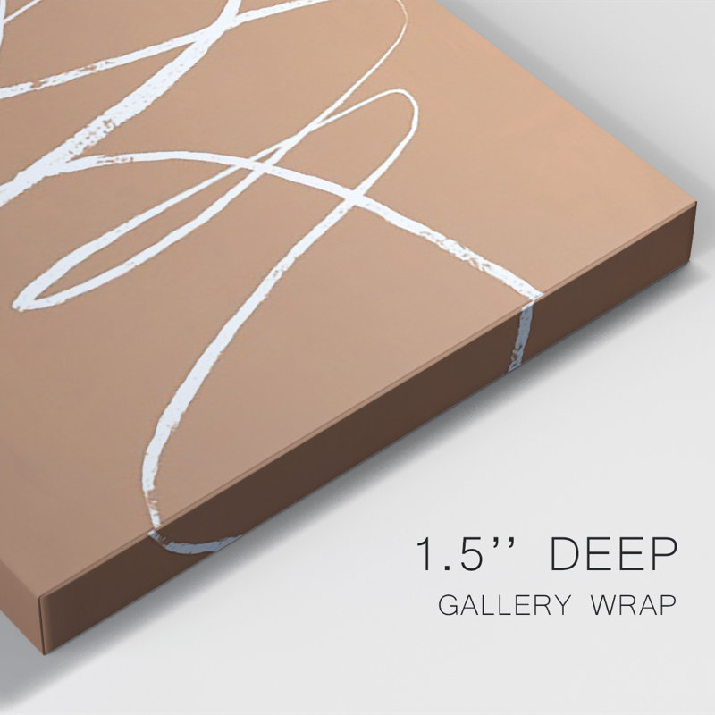 «Terracotta Drift II» sur toile, H 12 po x l 8 po x P 1 po