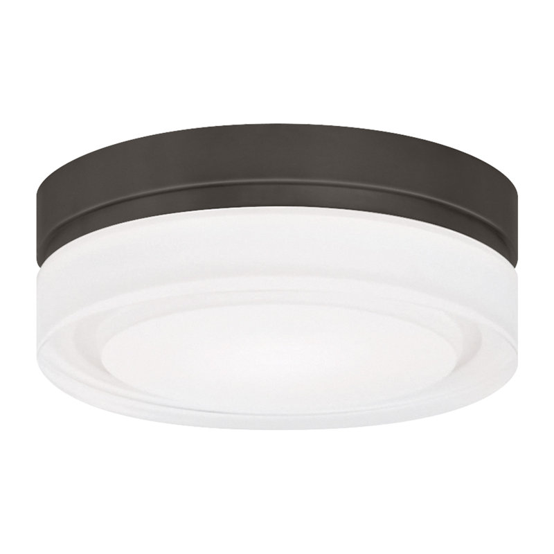 Cirque 1 - Light LED Flush Mount, Antique Bronze, 2700K