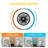 23" Smart RGB Flush Mount Ceiling Fan with LED Lights and Remote & APP Control, Dimmable Color Changing for Bedroom, Living Room-674186349-674186354