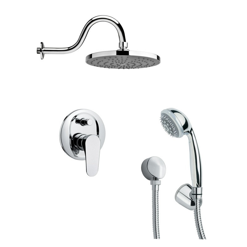 Orsino Complete Shower System with Rough in-Valve