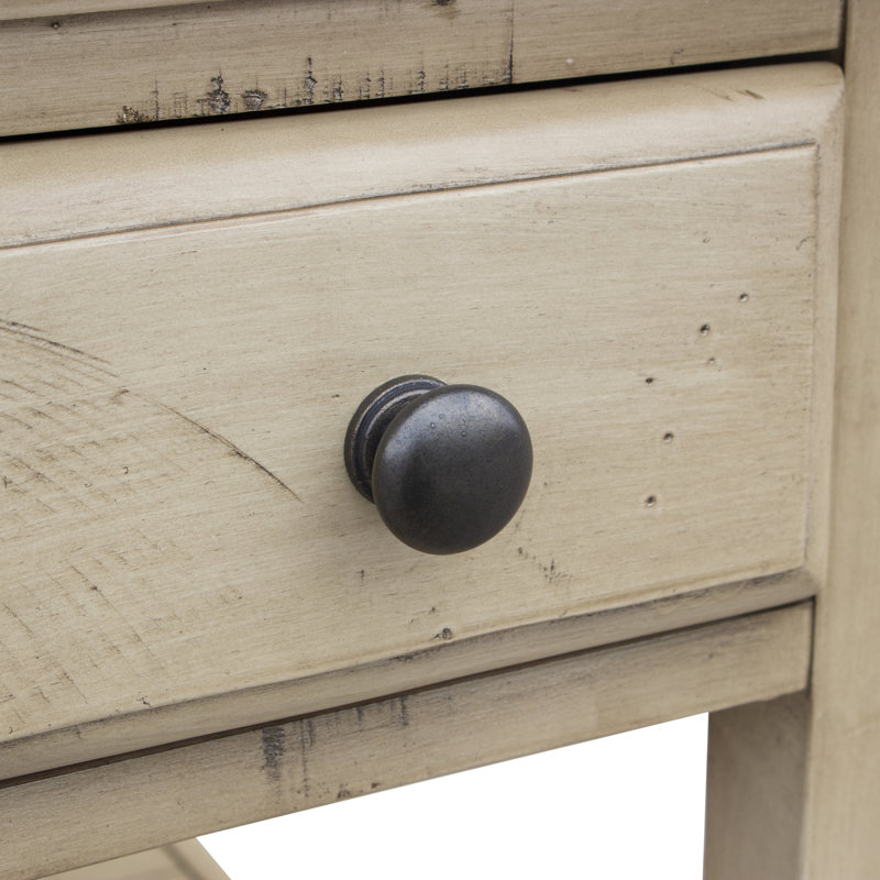 Heckson Solid Wood End Table