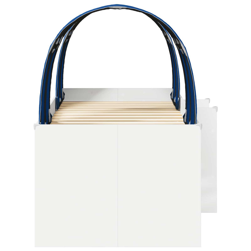 100 X 200cm High Sleepers, White/Blue