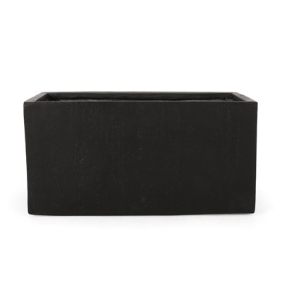 Jardinière carrée d'extérieur 35 po L