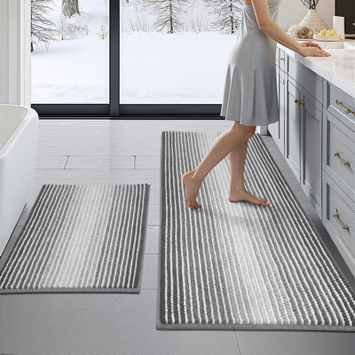 Soft Shaggy Absorbent Non-Slip Bath Mat