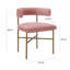 Fauteuil d'appoint en velours-164394749