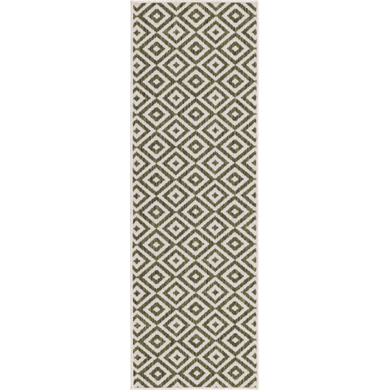 Tapis d'extérieur Jill Zarin Costa Rica, Tapis de couloir 2 pi x 6 pi 1 po