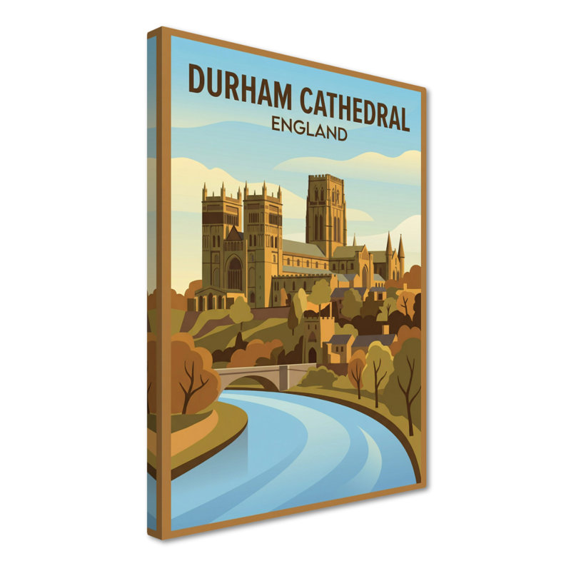 Durham Cathedral, England 2-18 1 Piece Wrapped Canvas Wall Art, 60.96 cm H x 40.64 cm W