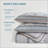 3 Pieces King Cal King Quilt Set 106 x 94 Inch Cotton Reversible Bedding-135278172