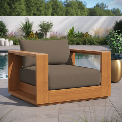 Tahoe Outdoor Patio Acacia Wood Chair