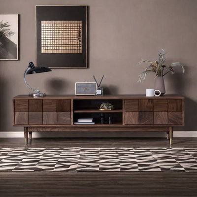 Light luxury retro design sense TV cabinet