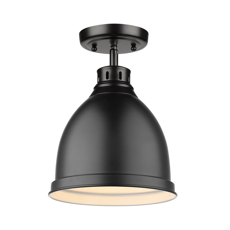 Flush Mount, Matte Black, Matte Black