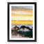 Mountain Peaks in Abstract - Framed Print-55726164-55726167