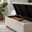 Banc de repose-pieds capitonné l 60,2 po-1138355664