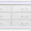 Commode 6 tiroirs avec éclairage décoratif DEL