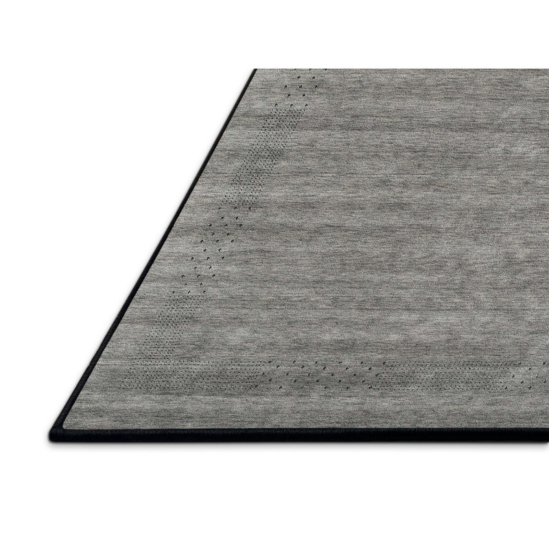 Tapis gris / noir, Rectangle 3 pi x 5 pi