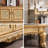 Elegant painted multi-functional bookcase-109679687