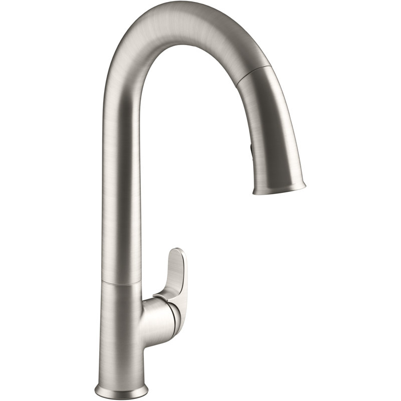 Sensate Kitchen Faucet with Konnect, Vibrant Stainless