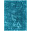 Tapis bleu à poils longs Feather-111695282