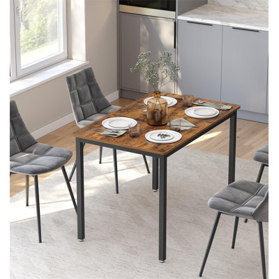 Adrey Metal Base Dining Table