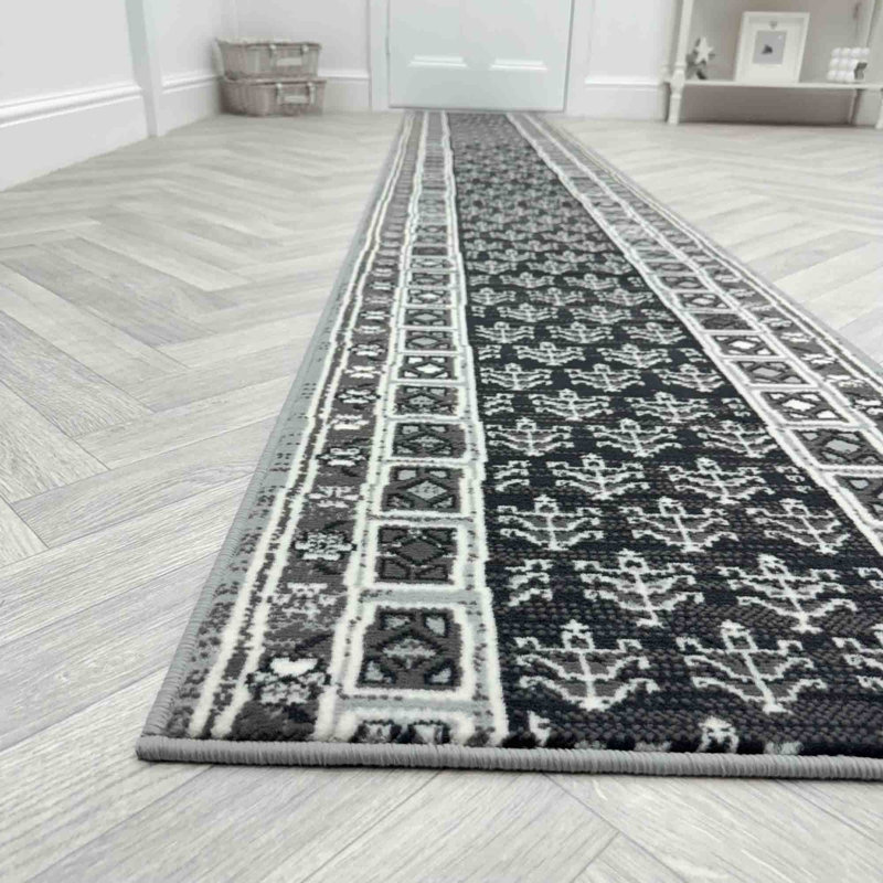 Runner Geometric Area Rug, Runner 60 x 150 cm