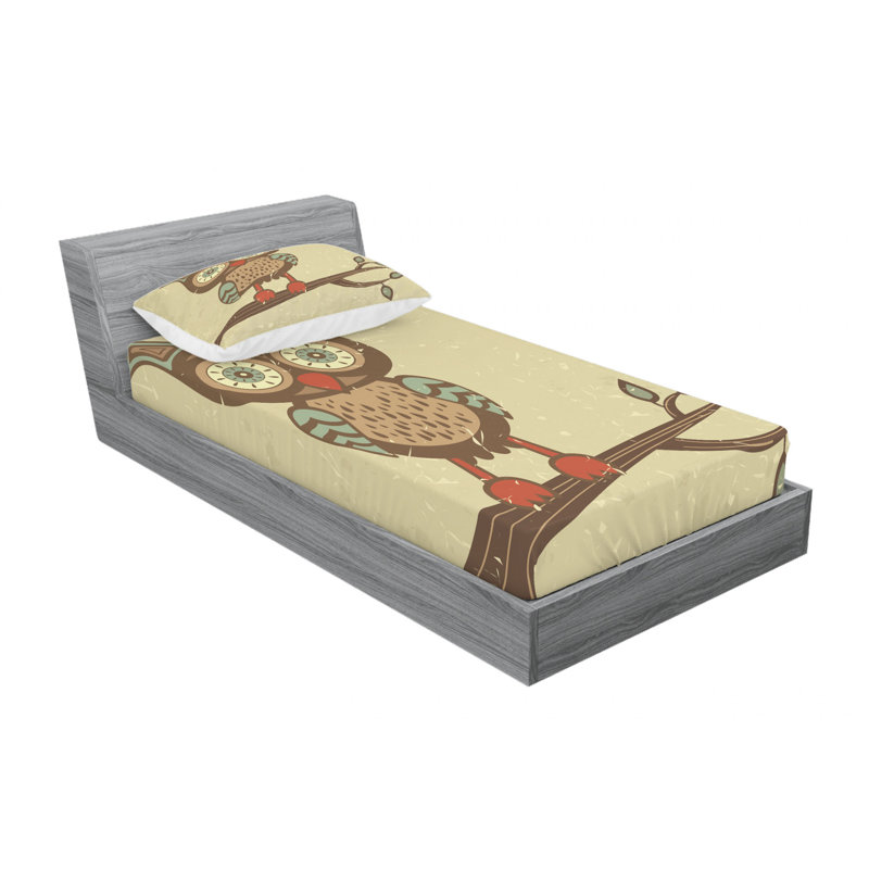 Microfiber Sheet Set, Twin Sheet Set with Fitted Sheet