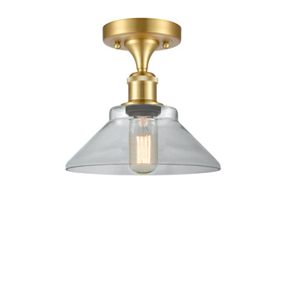 Naya Glass Semi Flush Mount