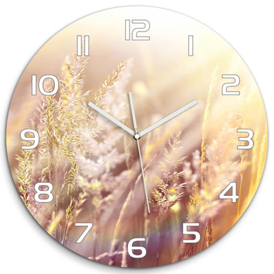 Johaniel Glass Wall Clock