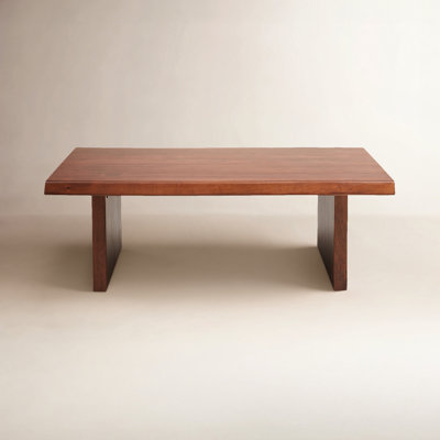 Colin Solid Wood Sled Coffee Table