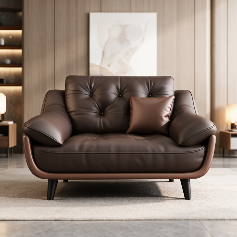 Canapé en cuir de luxe américain