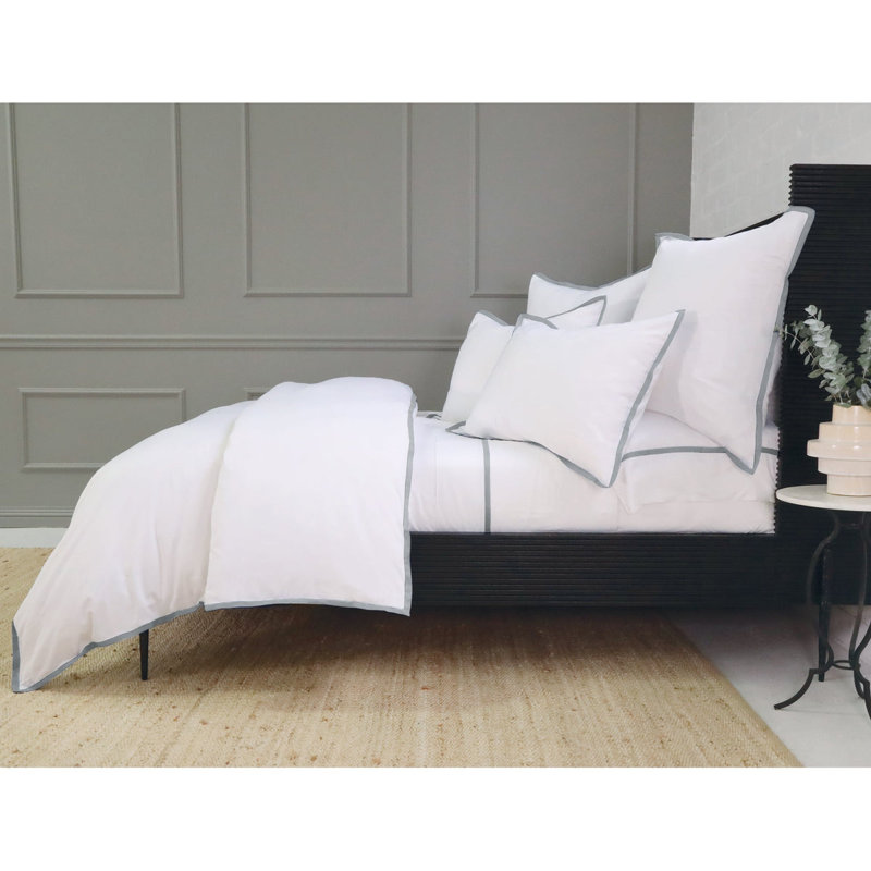 Langston Sateen Pillow Sham, White