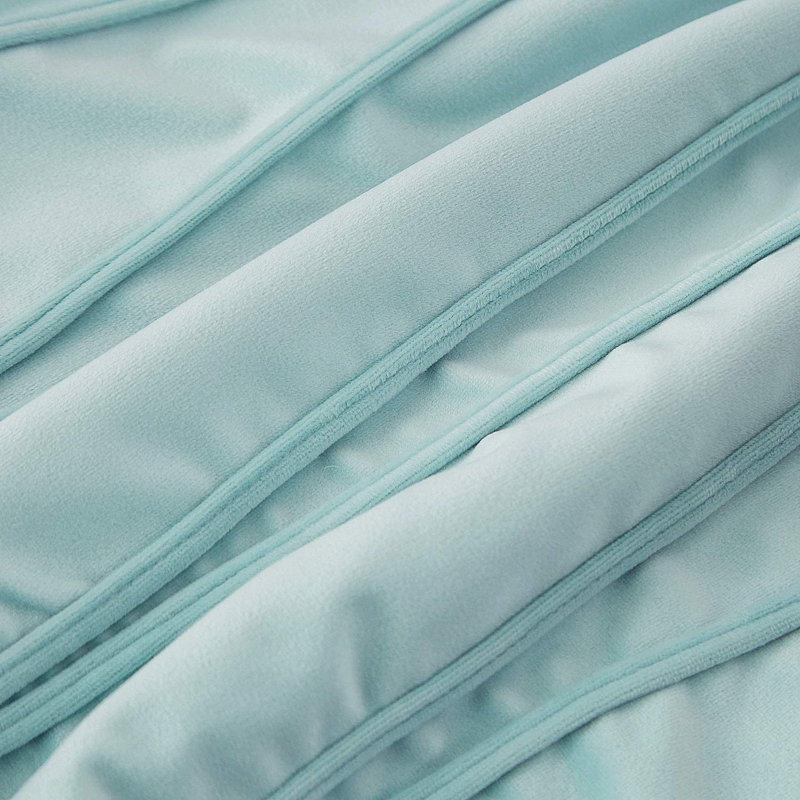 Housse de coussin Chevron, Bleu clair, 18 po x 18 po