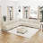 126" Wide Modern Corduroy Upholstered Modular Sectional Sofa Couch with Storage Ottoman-1821676361-1821676363