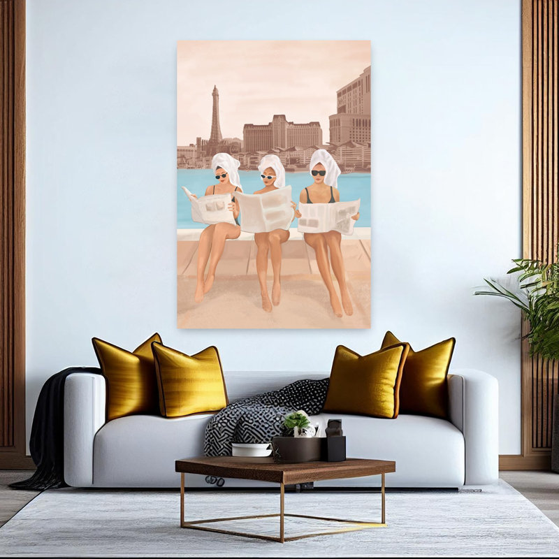 1 Piece Wrapped Canvas Wall Art, 152.4 cm H x 101.6 cm W