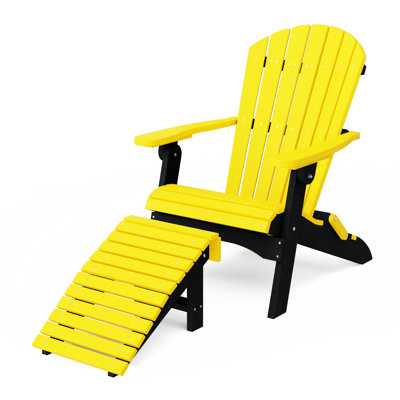Chaise Adirondack pliante avec repose-pieds Heritage