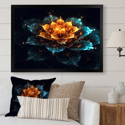 Orange Sacred Lotus Floral Bloom I " Orange Sacred Lotus Floral Bloom I "