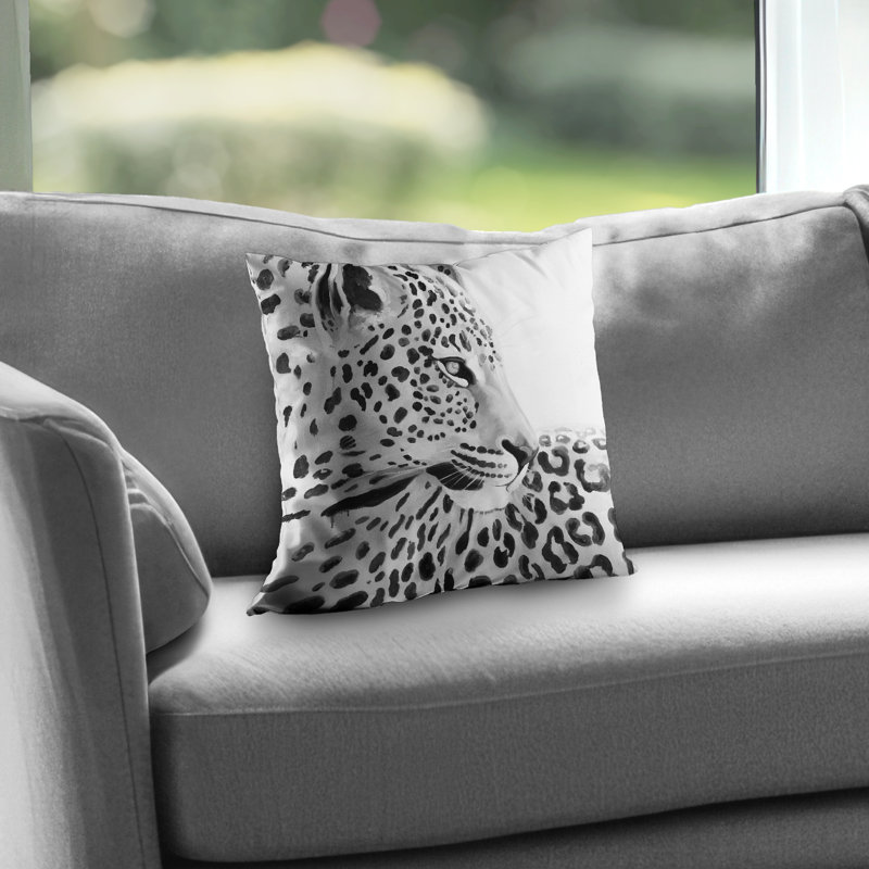 Beautiful leopard - African Animals – Throw Pillow Cover Only, Double-Sided Print, Insert Not Included
