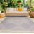 April Geometric Beige & Gray Indoor / Outdoor Area Rug-305805447
