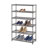 TRINITY Dark Gray 6-Tier Slat Shoe Rack