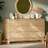 53‘’W Extra Wide Fluted 6-Drawer Dresser, Large Wave Design Storage Cabinet, Wide Chest of Drawers for Bedroom, Living Room, Hallway-1819107356