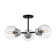 Breit Glass Semi Flush Mount
