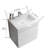 Heideman 24'' Single Bathroom Vanity with Engineered Stone Top-799886814