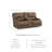 Bealeaf Power Reclining Loveseat With Console