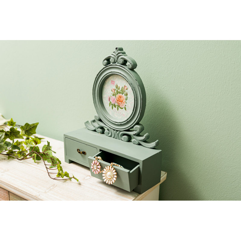 Blue Bevelled Picture Frame