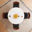 35.5“ Round Sintered Stone Dining Table With Metal X-base – Modern Kitchen & Small Space Round Dining Table-2147426103